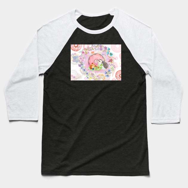 A Veritable Feast Baseball T-Shirt by Phatpuppy Art